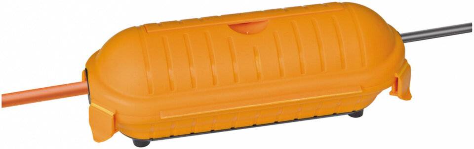 Kabelanschluss Safe-Box IP44 21,5 x 9 cm orange