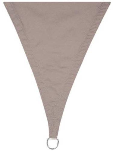 Schattentuch dreieckig 3,6 Meter Polyester taupe