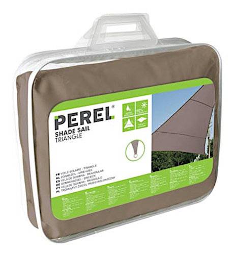 Schattentuch quadratisch 3,6 Meter Polyester taupe