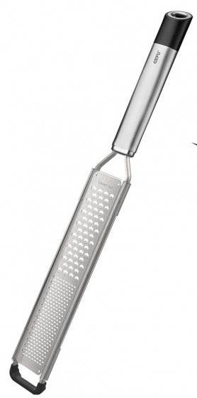 Reibe fein/grob 38,7 cm Edelstahl silber/schwarz