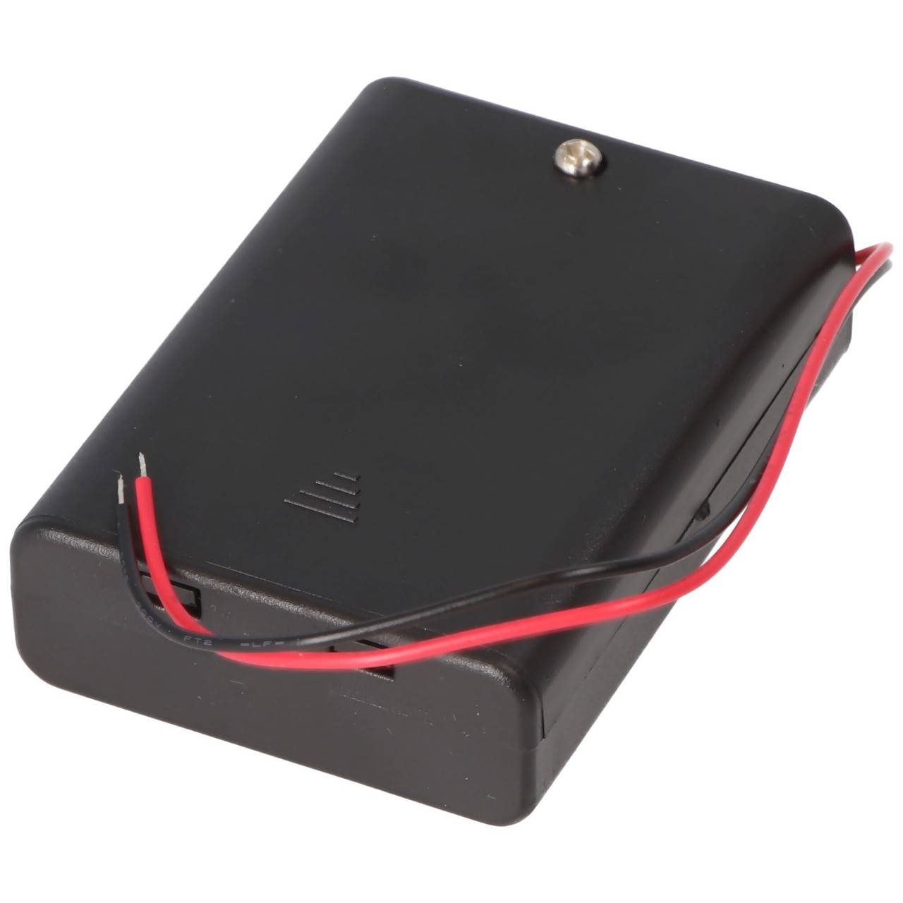 Batteriehalter für 3x Mignon mit Deckel und Schalter wasserabweisend