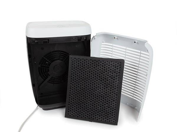 Luftreiniger mit UV-C-Lampe 445 x 350 x 220 mm weiß