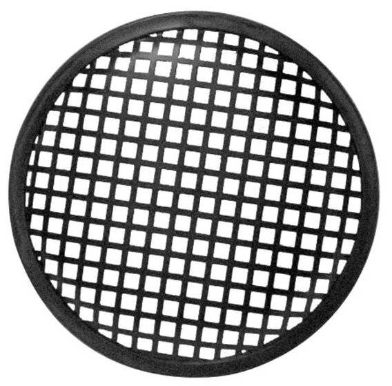 Lautsprechergitter 12,7 cm Stahl schwarz 10 Stück