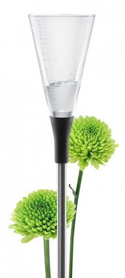 Regenmesser 12,7 x 116 cm Edelstahl/Glas transparent