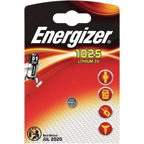 Batterie-Knopfzelle Lithium 3V CR1025 je Stück