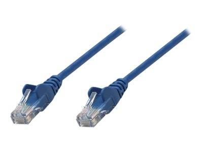 Intellinet Network Patch Cable, Cat6, 2m, Blue, CCA, U/UTP, PVC, RJ45, Gold Plated Contacts, Snagless, Booted, Lifetime Warranty, Polybag