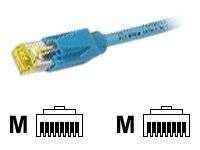 RJ45 Patchkabel Cat.6A S/FTP LSZH -- Draka UC900 TM31 blau 10m Kabel Hirose