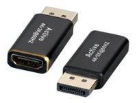 EFB-Elektronik - Videoadapter - DisplayPort männlich zu HDMI weiblich - Schwarz - aktiv, Support von 4K 30Hz
