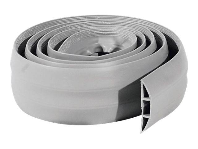 Flexibler Kabelkanal aus PVC, flexibel, für bis zu 5 Kabel, 1,80 m, grau