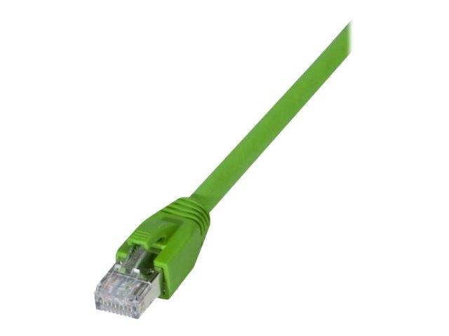 Industrie-Patchkabel Cat. 6A, S/FTP (PiMF), ölbeständig, hochabriebfest, grün, 10,0 m