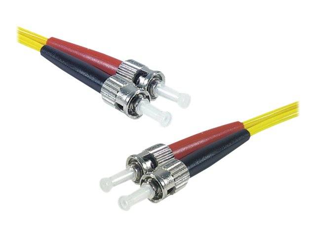LWL Patchkabel HD, 9/125 µm, OS2-Faser, 2x ST Stecker/2x ST Stecker, gelb, 5,0 m UPC