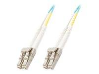 MicroConnect LC/UPC-LC/UPC 3m OM3 MM Duplex LSZH OD: 2mm, 0.3dB Aqua