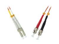 MicroConnect MTRJ/UPC-MTRJ/UPC 3m OM1 MM Duplex LSZH OD: 2mm, 0.3dB Orange