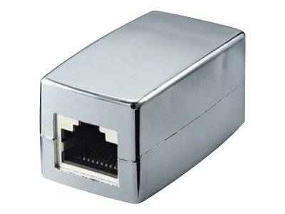CAT5E MODULAR INLINE COUPLER F/F - RJ45 - SHIELDED - METAL