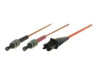exertis Connect - Patch-Kabel - MT-RJ Multimodus (M) zu ST multi-mode (M) - 1 m - Glasfaser - 50/125 Mikrometer