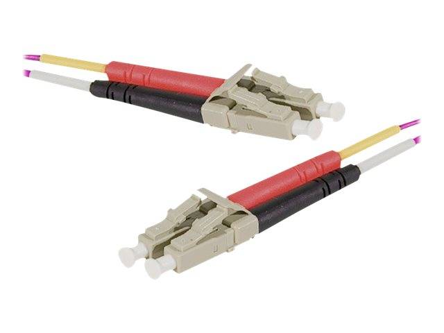 LWL Patchkabel HD, 50/125 µm, OM2-Faser, LC Duplex Stecker/Stecker, orange, 3,0 m UPC