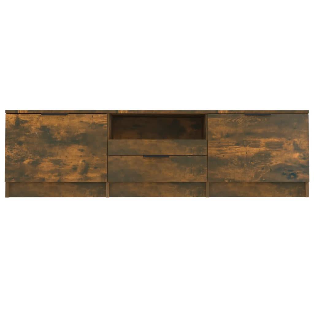 vidaXL TV-Schrank Räuchereiche 140x35x40 cm Holzwerkstoff