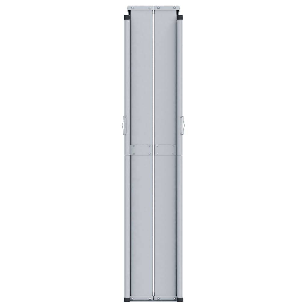 vidaXL Seitenmarkise Ausziehbar Schwarz 160x1000 cm