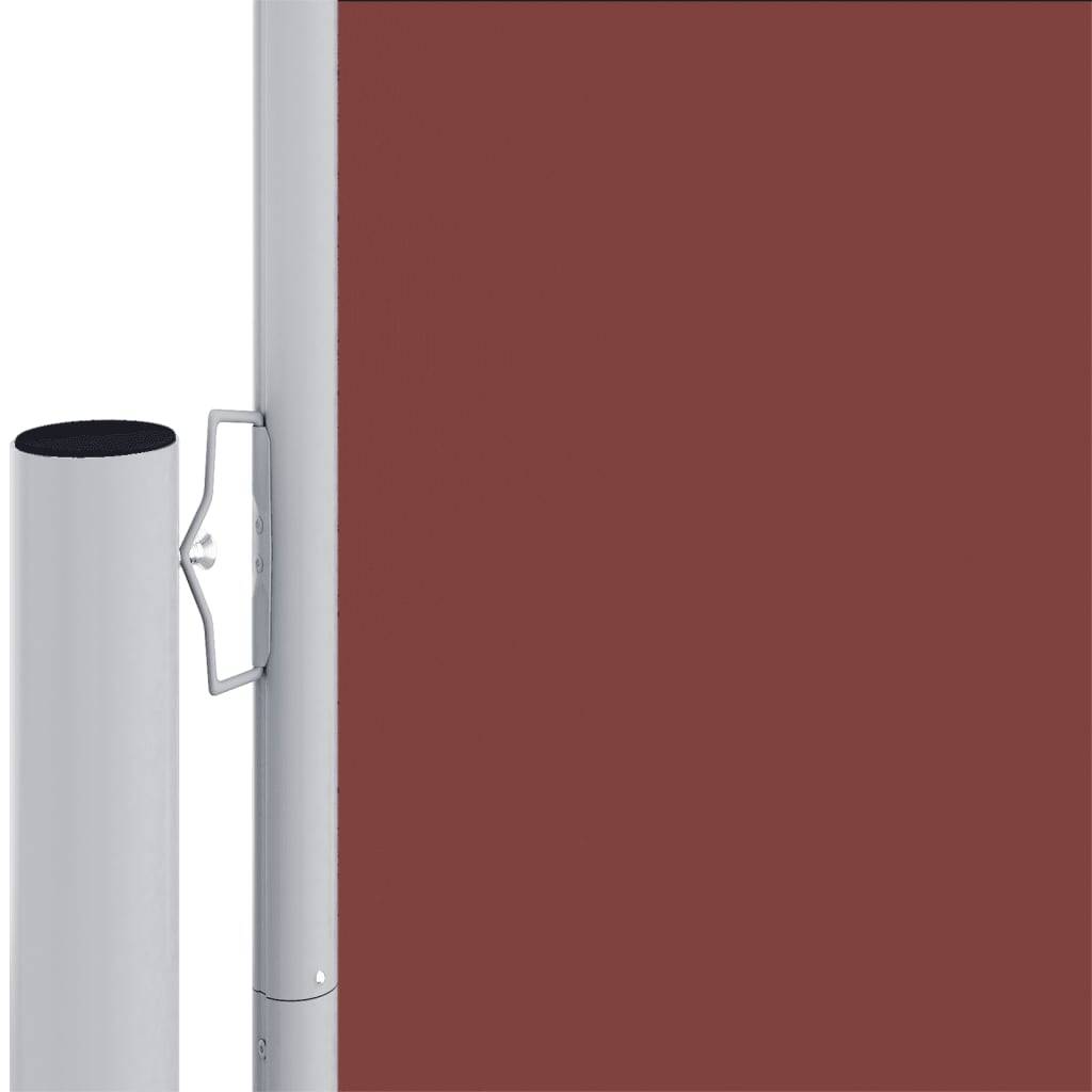 vidaXL Seitenmarkise Ausziehbar Braun 160x1000 cm