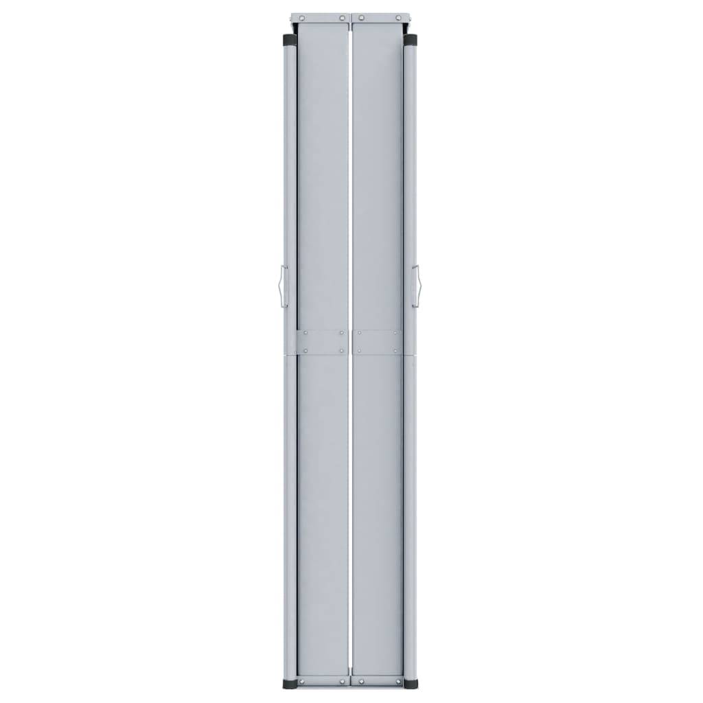 vidaXL Seitenmarkise Ausziehbar Braun 160x1000 cm