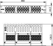 Telegärtner 100007041 ISDN Patchpanel