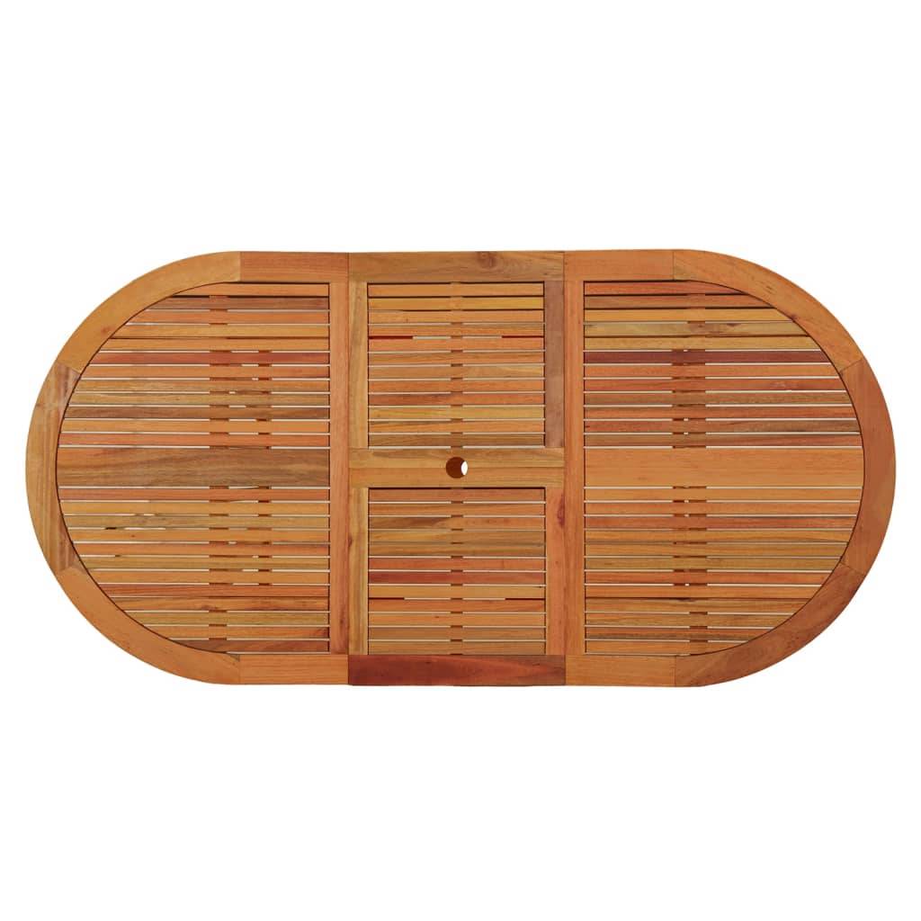 vidaXL Gartentisch 200x100x75 cm Massivholz Eukalyptus