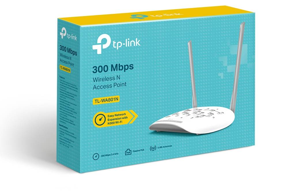 TP-LINK TL-WA801ND Access Point WLAN Access-Point 300 MBit/s 2.4 GHz