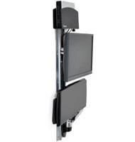 Ergotron LX Wall Mount System Small CPU Holder 1fach Monitor-Wandhalterung 25,4 cm (10") - 81,3 cm (32") Aluminium Höhenverstellbar, Neigbar