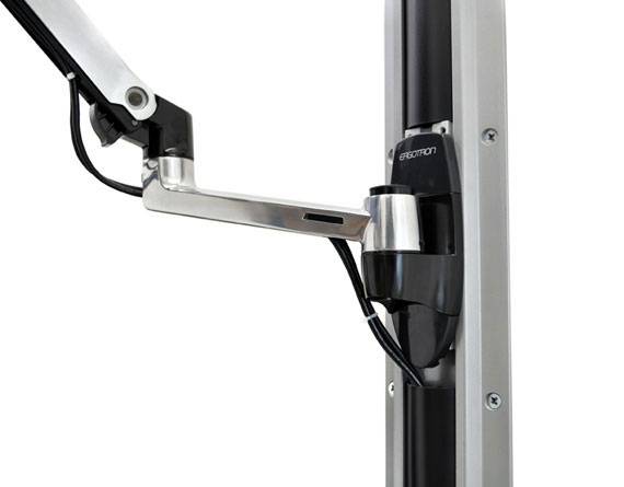 Ergotron LX Wall Mount System Small CPU Holder 1fach Monitor-Wandhalterung 25,4 cm (10") - 81,3 cm (32") Aluminium Höhenverstellbar, Neigbar