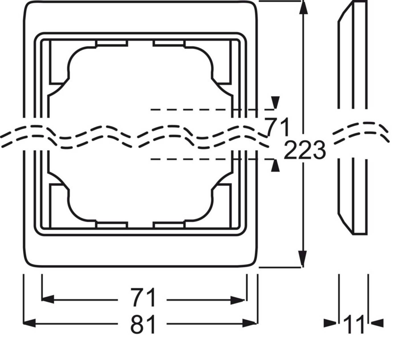 Busch-Jaeger 3fach Rahmen Rahmen Titan 2CKA001754A4128