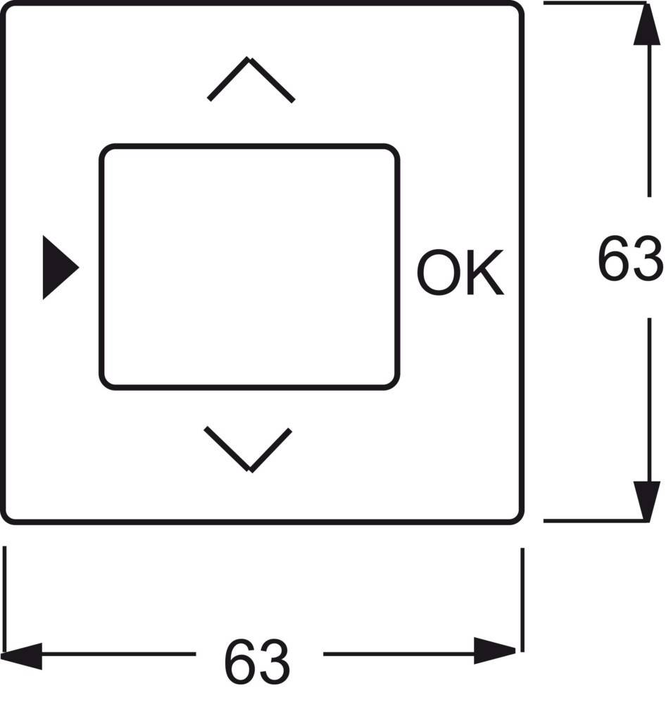 Busch-Jaeger Abdeckung Jalousie-Schalter, Jalousie-Schalter/-Taster Future Linear Weiß, Verkehrsweiß 2CKA006430A0388
