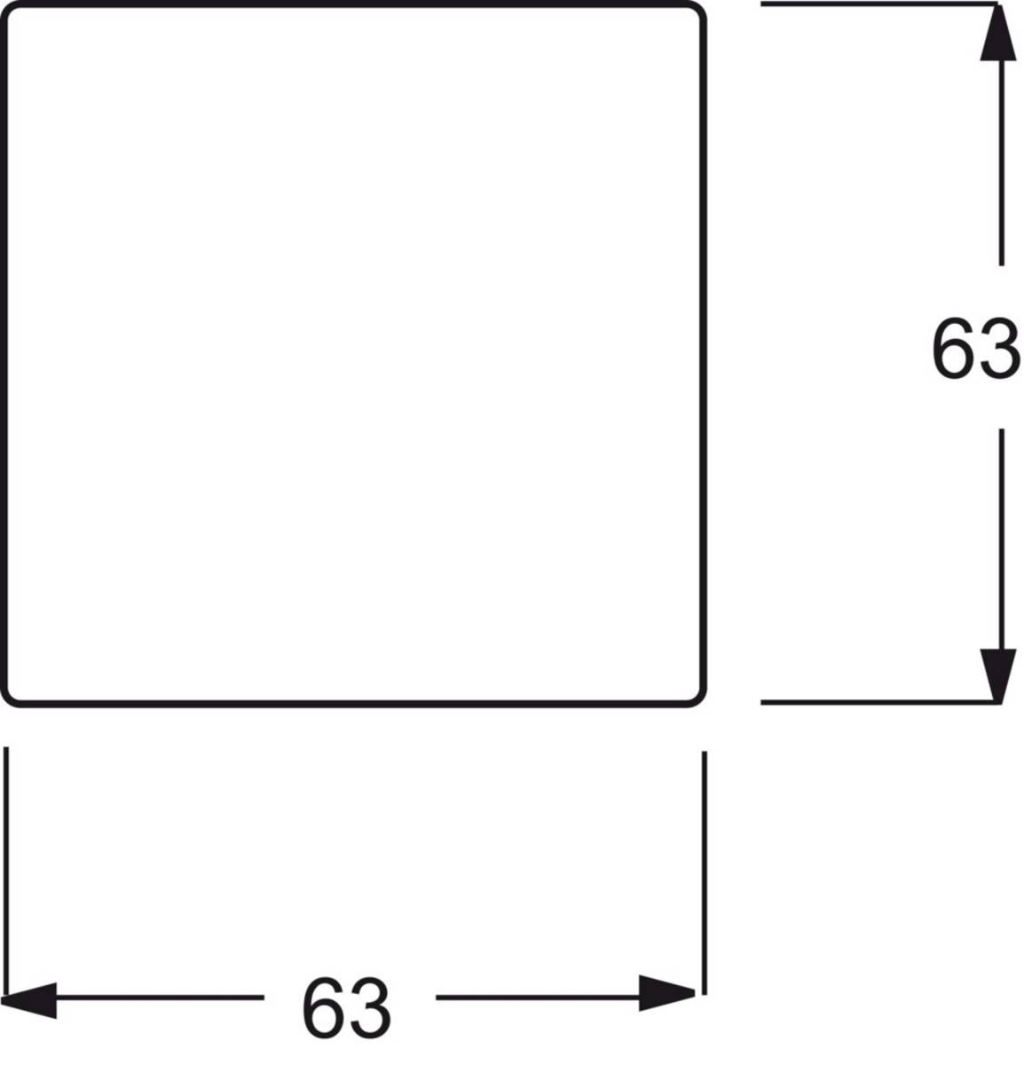 Busch-Jaeger Abdeckung Ausschalter, Wechselschalter, Kreuzschalter, Taster Weißaluminium (RAL 9006), Aluminium 2CKA001751A2943
