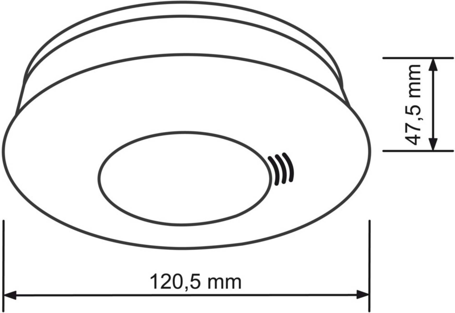 Busch-Jaeger ProfessionalLINE Rauchwarnmelder batteriebetrieben