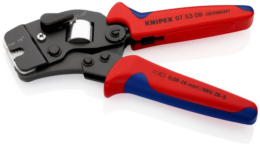 Knipex 0304475 Crimpzange Aderendhülsen 0.08 bis 16mm²
