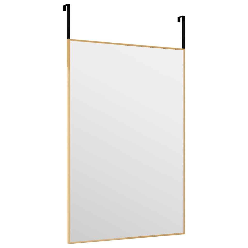 vidaXL Türspiegel Golden 40x60 cm Glas und Aluminium