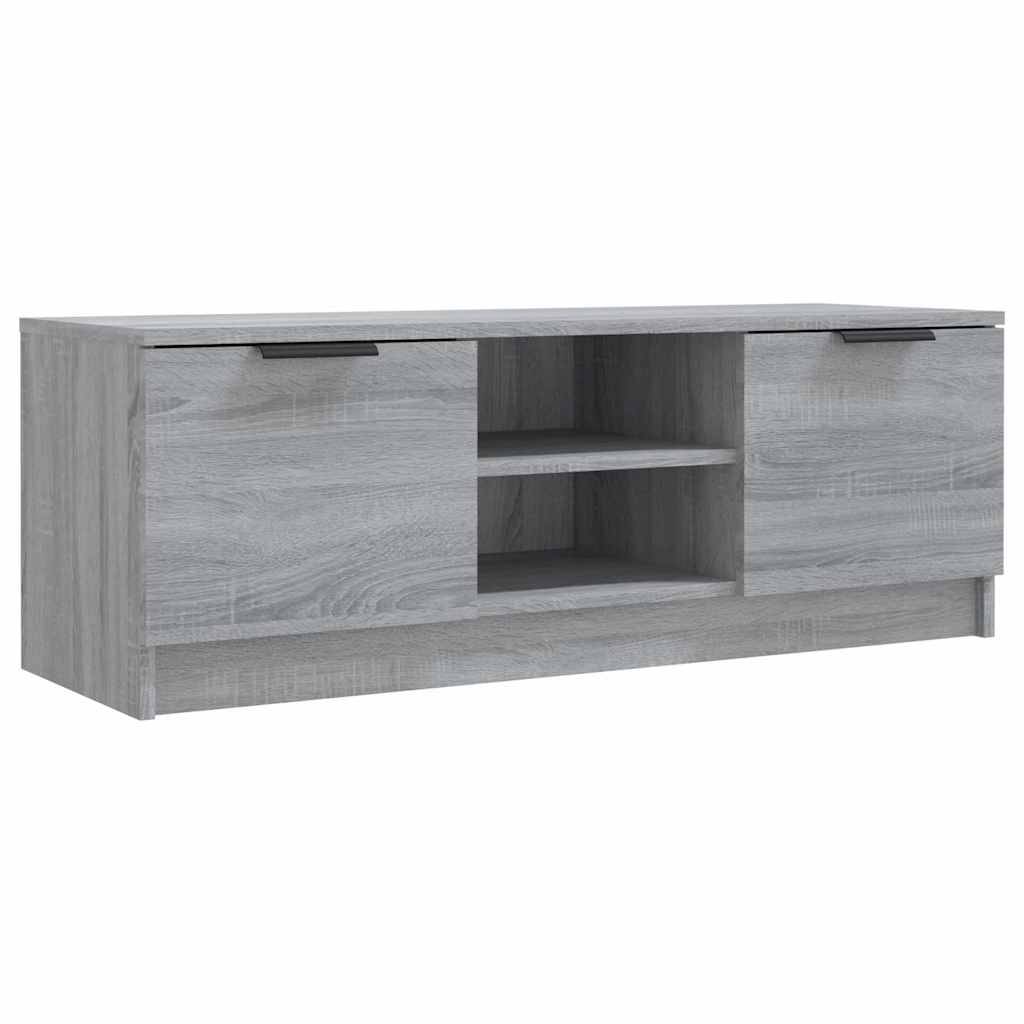 vidaXL TV-Schrank Grau Sonoma 102x35x36,5 cm Holzwerkstoff