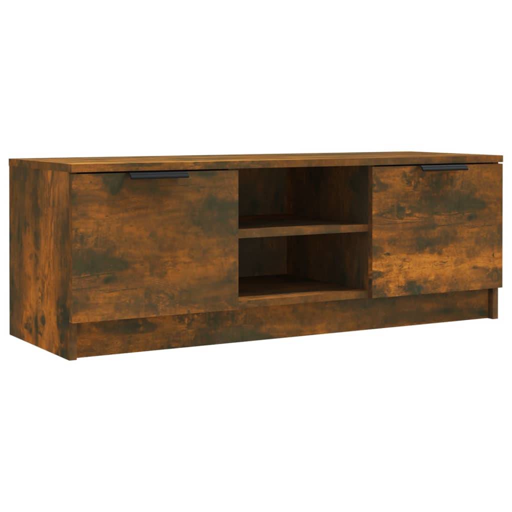 vidaXL TV-Schrank Räuchereiche 102x35x36,5 cm Holzwerkstoff