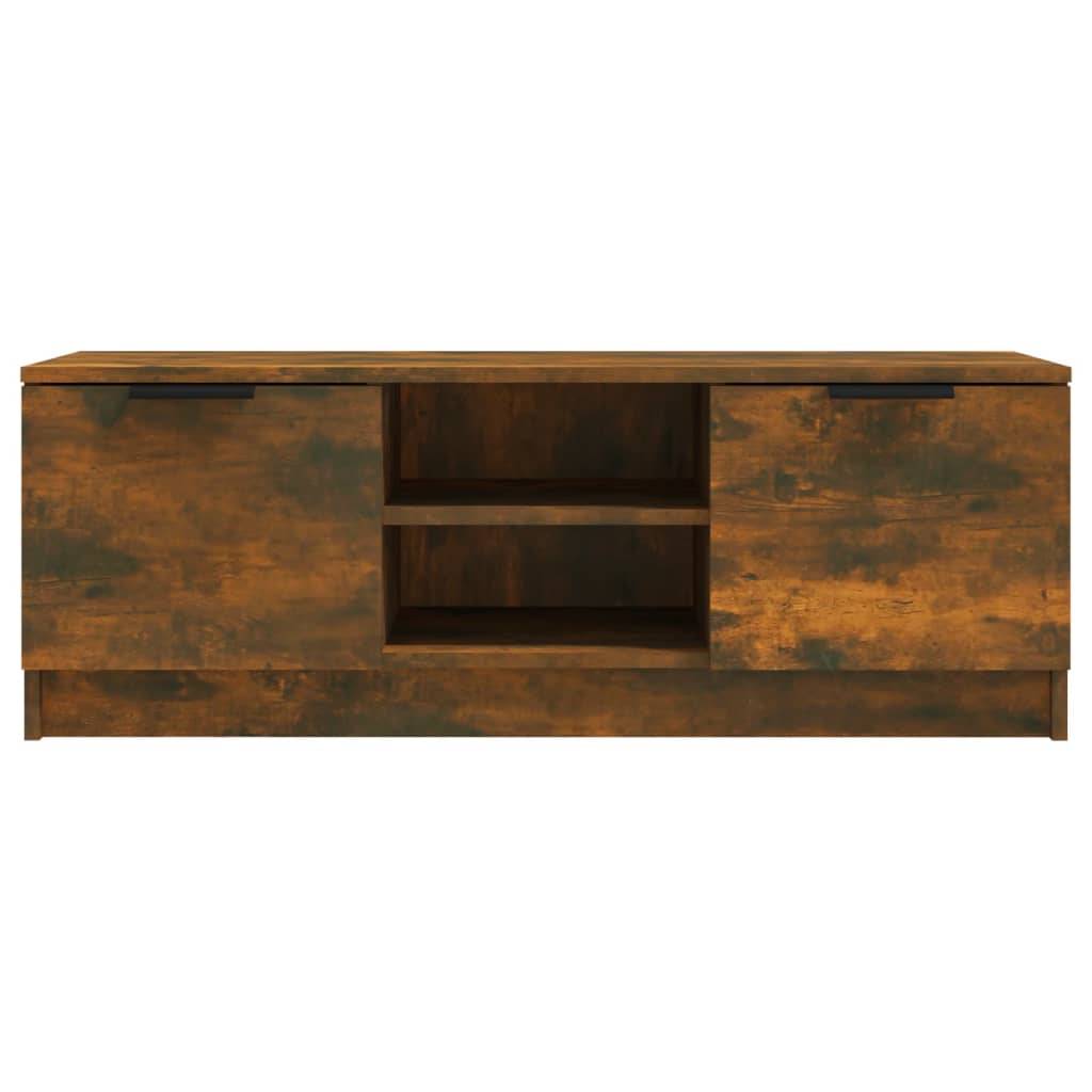 vidaXL TV-Schrank Räuchereiche 102x35x36,5 cm Holzwerkstoff