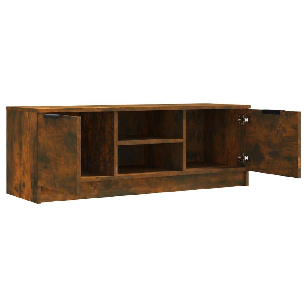 vidaXL TV-Schrank Räuchereiche 102x35x36,5 cm Holzwerkstoff