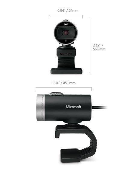 Microsoft LifeCam Cinema for Business HD-Webcam 1280 x 720 Pixel Klemm-Halterung