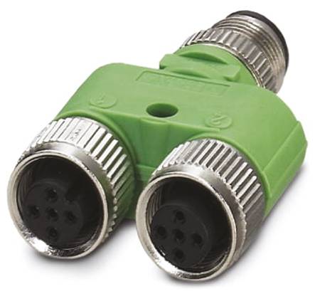 Phoenix Contact Phoenix 1683468, Grün, M12Y distributor - SAC-5P-M12Y/2XM12FS VP