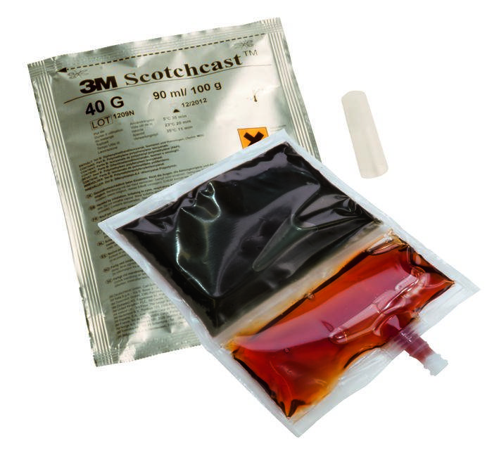 3M ™ Scotchcast ™ 40 -a - Polyurethan -Kabelharz - 2 Komponenten CMP -System - Größe A - 90 ml | 1 Stück