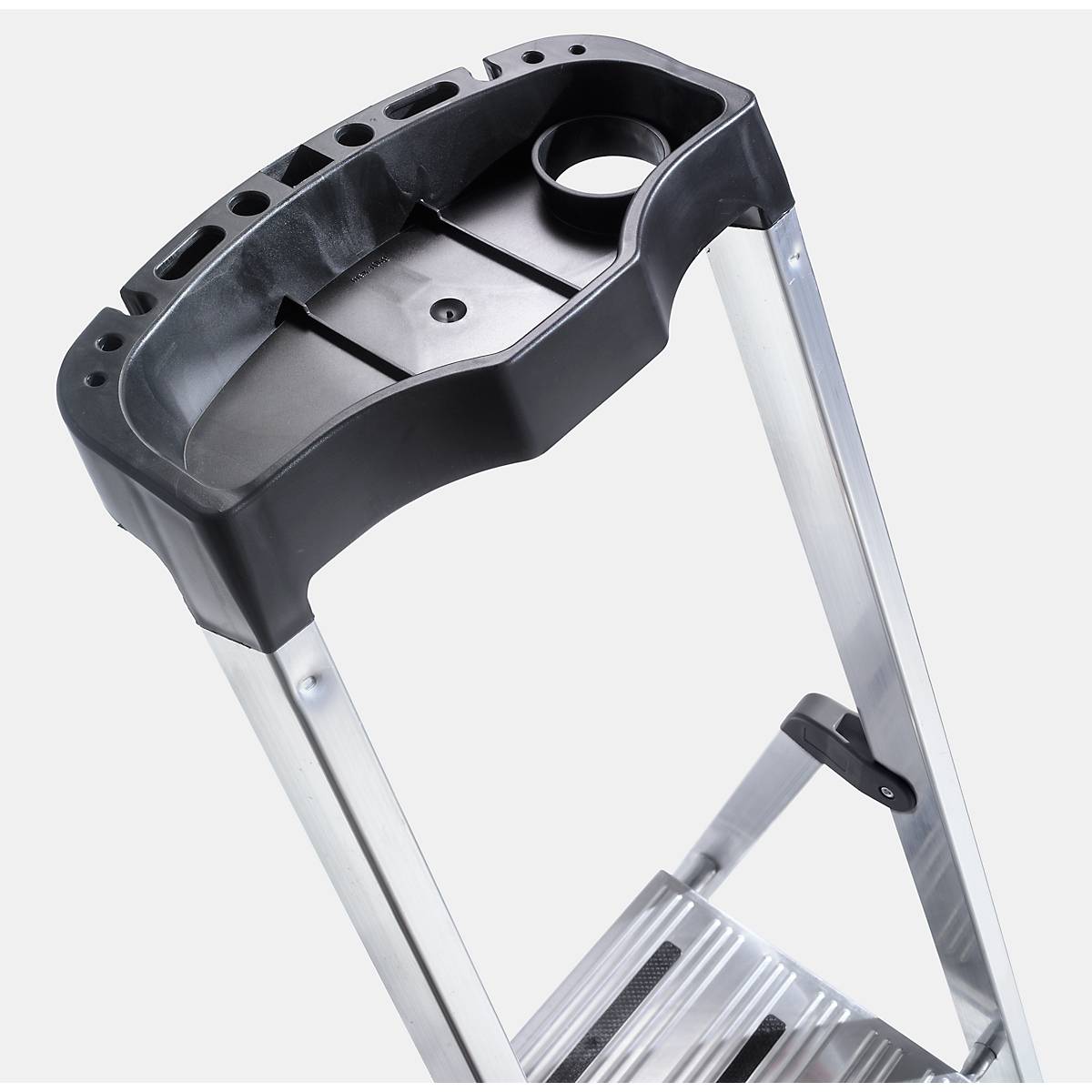 KRAUSE Stufen-Stehleiter (Alu), einseitig begehbar, 5-stufig