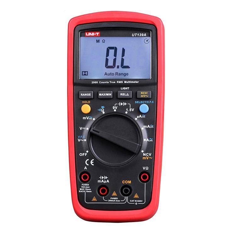 UNI-T UT 139A - Multimeter digital 2000 Counts TRMS