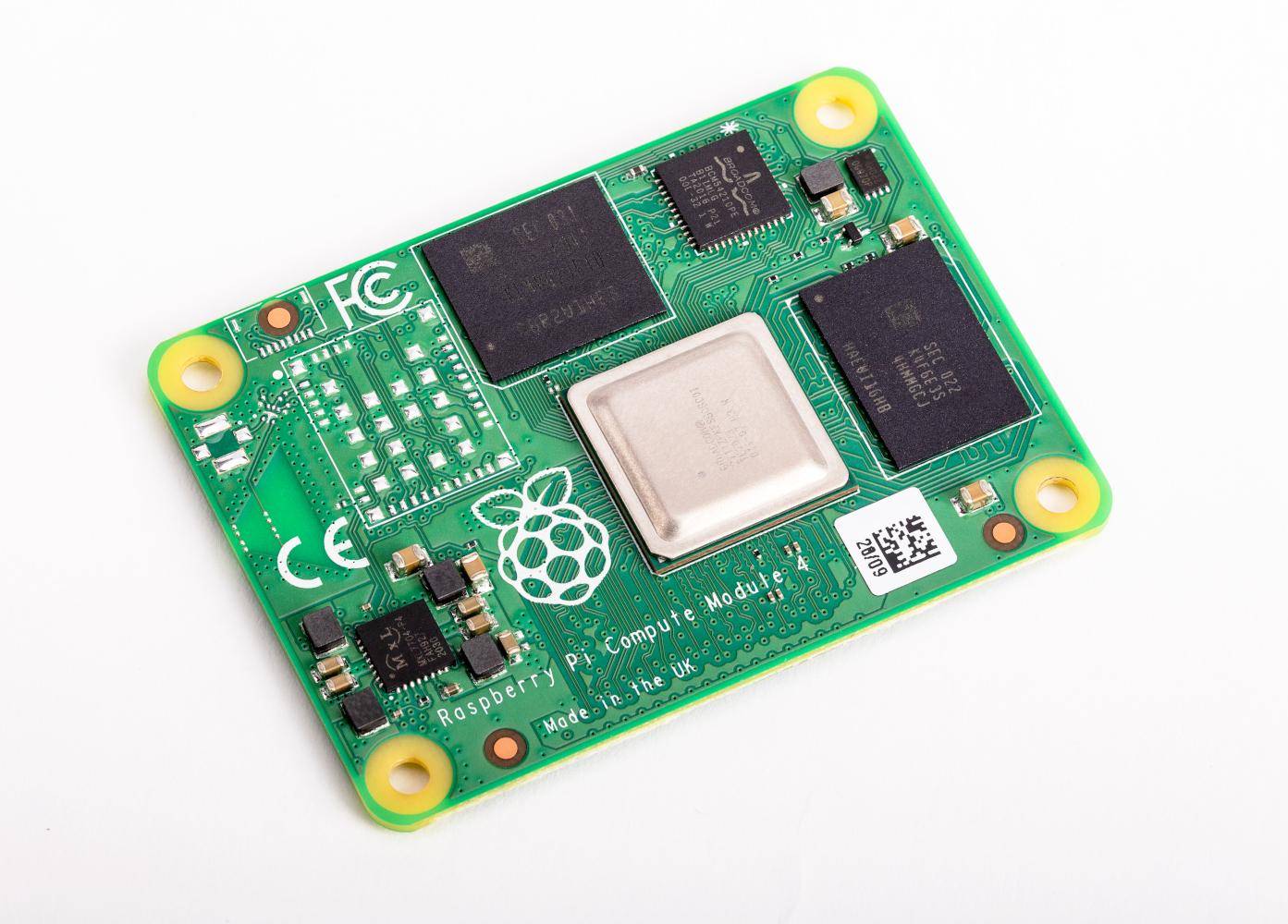 Raspberry Pi Compute Module 4 - RAM: 8GB - Flash: 16GB - WLAN / Bluetooth: nein