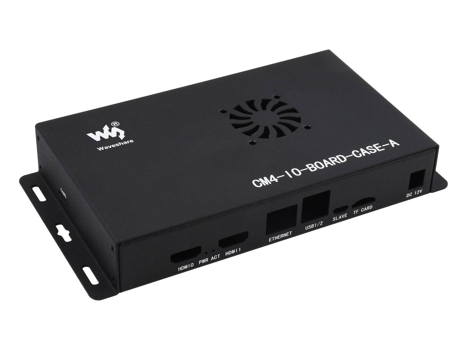 WaveShare Metal Box (A) with Cooling Fan for Raspberry Pi CM4 IO Board