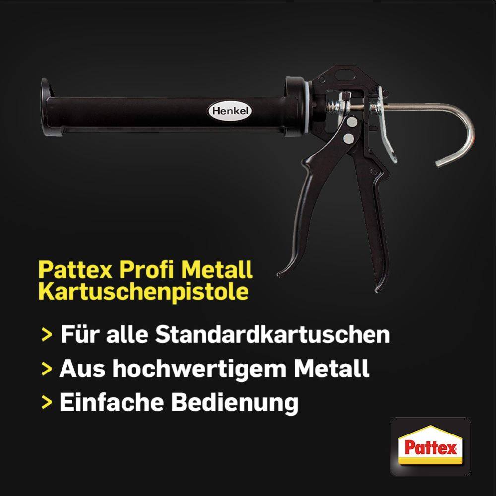 Loctite Kartuschenpistole H16 aus Metall, für Kartuschen, schwarz/silber, 1 Stk.
