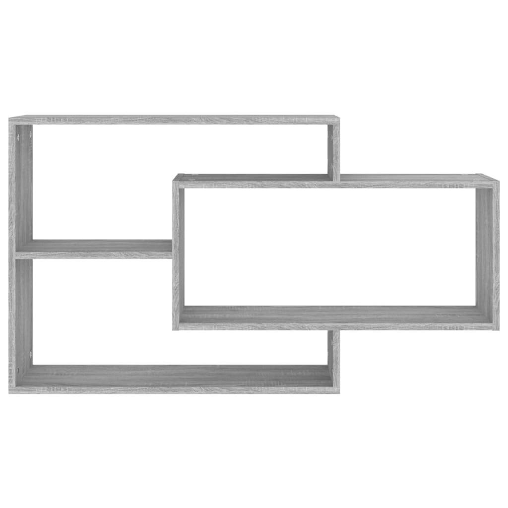 vidaXL Wandregal Grau Sonoma 104x20x58,5 cm Holzwerkstoff