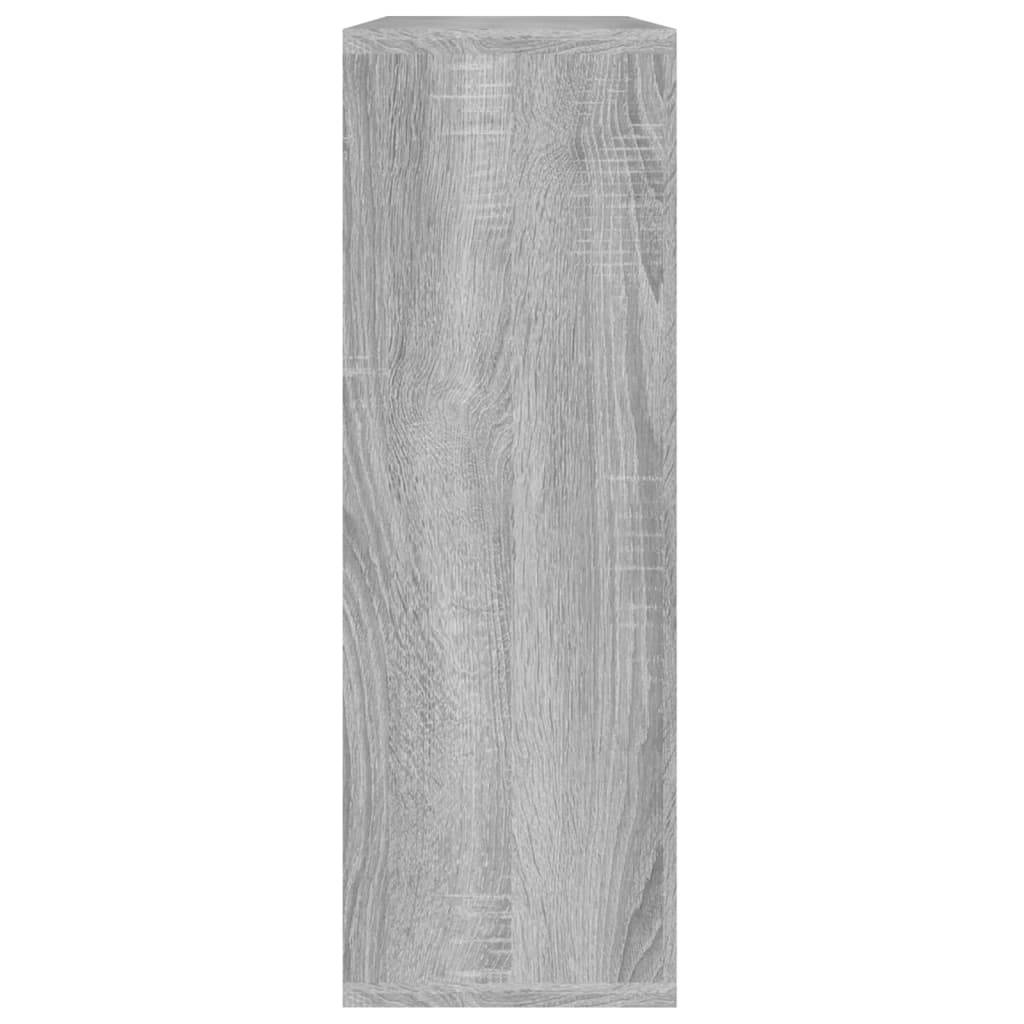 vidaXL Wandregal Grau Sonoma 104x20x58,5 cm Holzwerkstoff