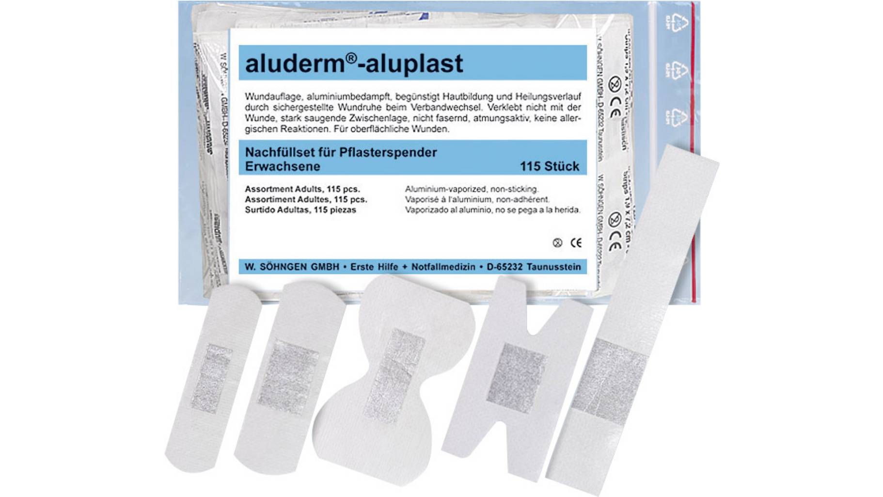 Söhngen Aluderm Aluplast Wundverband-Pflaster 8 cm x 5 m ab 16,05 € (August 2026) | Vergleiche 13 Angebote auf Söhngen Aluderm Aluplast Wundverband-Pflaster 8 cm x 5 m ab 16,05 € (August 2026) | Vergleiche 13 Angebote auf